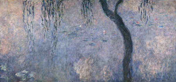 Waterlilies: Two Weeping Willows, right section od Claude Monet