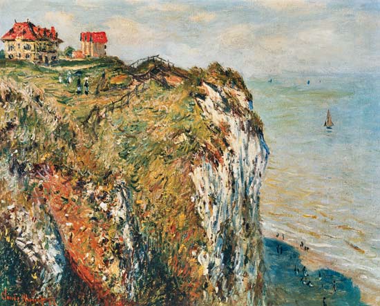 Cliff at Dieppe od Claude Monet