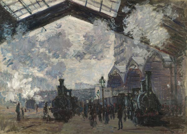 The Gare Saint Lazare od Claude Monet