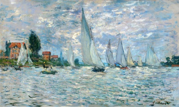 The Boats, or Regatta at Argenteuil od Claude Monet