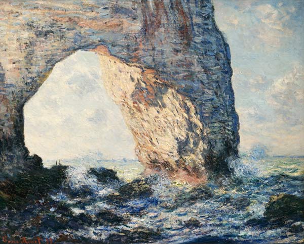 Manneporte at Étretat od Claude Monet