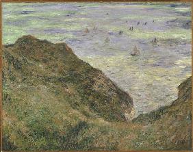 On the cliff at Pourville