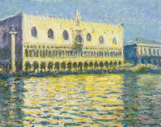 The Ducal Palace, Venice od Claude Monet