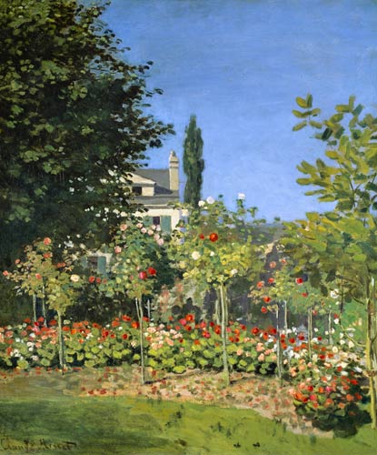 C.Monet / Garden in bloom od Claude Monet