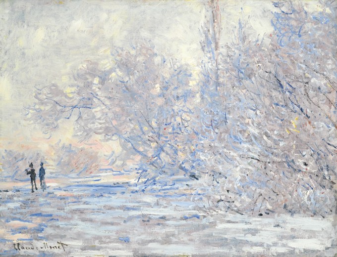 Frost in Giverny (Le Givre à Giverny) od Claude Monet