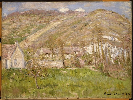 Hamlet on a Cliff near Giverny od Claude Monet