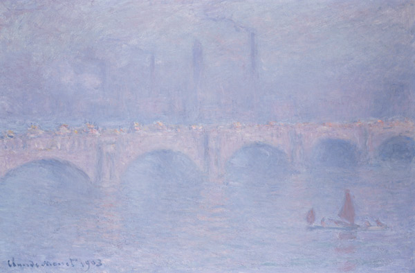 Waterloo Bridge, Hazy Sunshine od Claude Monet