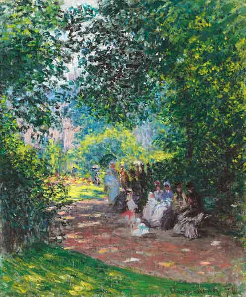 Im Park Monceau (Au Parc Monceau) od Claude Monet