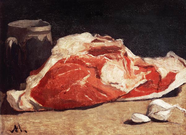 Still Life, the Joint of Meat od Claude Monet