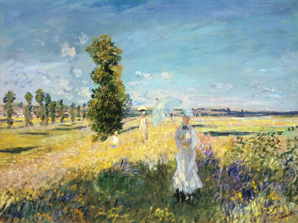 The Walk (Argenteuil) od Claude Monet
