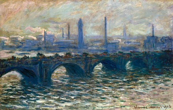 London, Waterloo. od Claude Monet