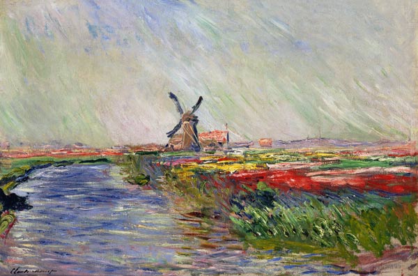 Tulip Field in Holland od Claude Monet