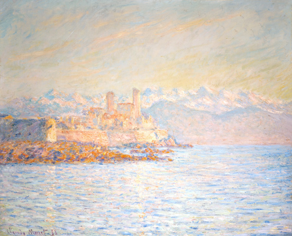 The old away at Antibes (also one: Antibes in the in the afternoon light) od Claude Monet