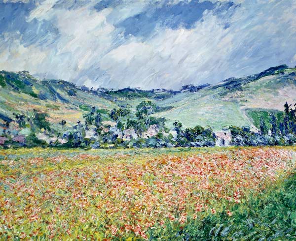 The Poppy Field near Giverny od Claude Monet