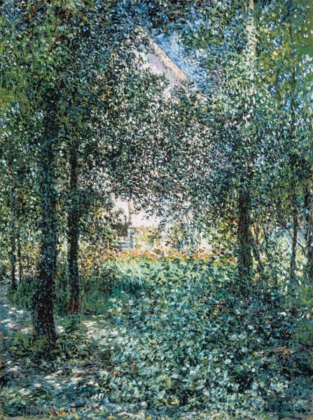 Bushes in the garden of Argenteuil od Claude Monet