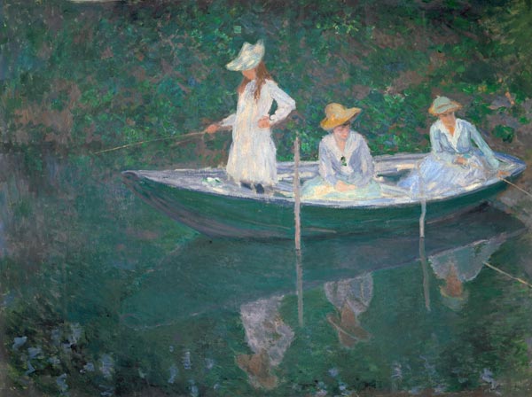 Eine Bootspartie in Giverny od Claude Monet