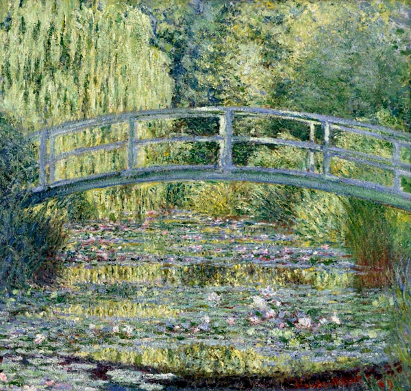 The Waterlily Pond: Green Harmony od Claude Monet