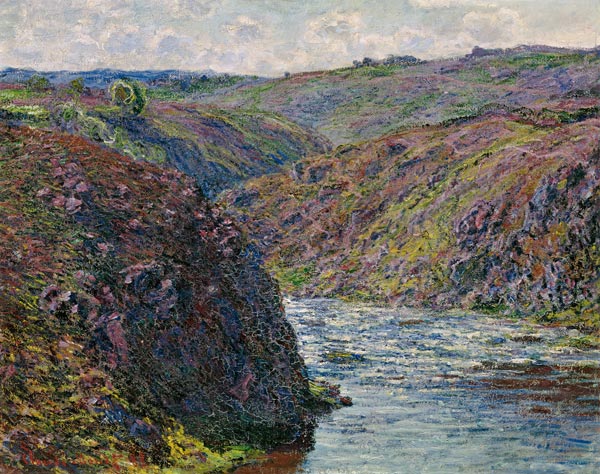 Ravines of the Creuse at the End of the Day od Claude Monet