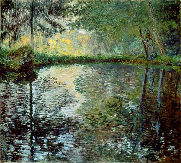 Pond in the park of Montgeron od Claude Monet