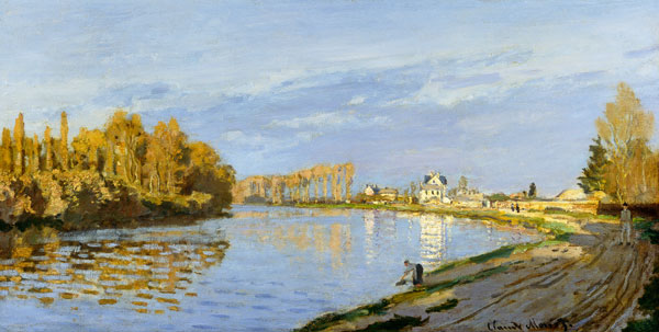 The Seine at Bougival od Claude Monet