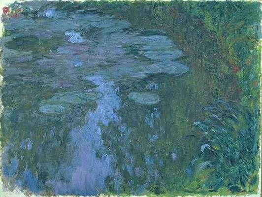 Nympheas (oil on canvas) od Claude Monet