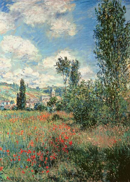 Path through the Poppies od Claude Monet