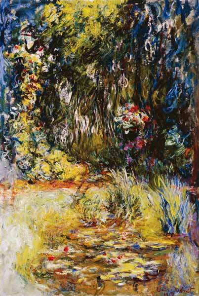 Corner of a Pond with Waterlilies od Claude Monet