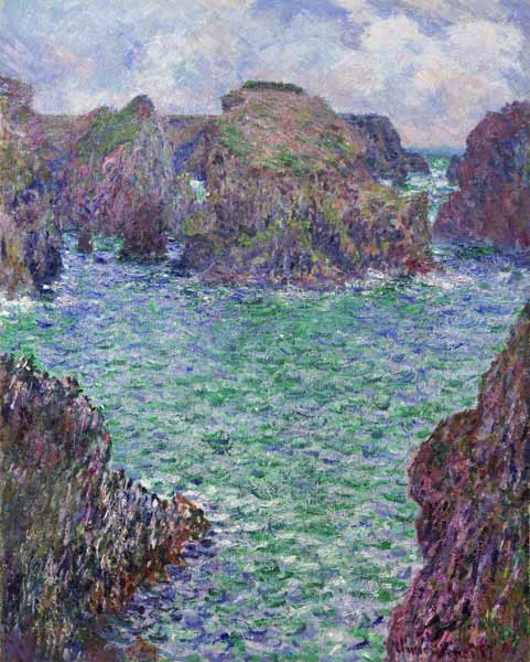 Port-Goulphar, Belle-Île od Claude Monet