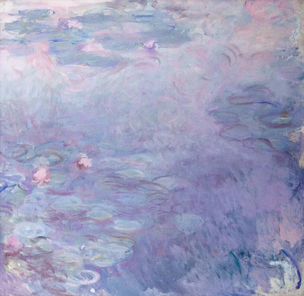 Seerosen in blassen Farben od Claude Monet