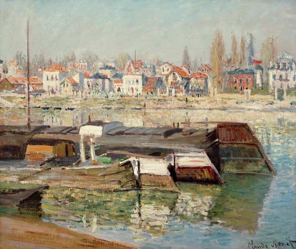 Seine at Asnieres od Claude Monet