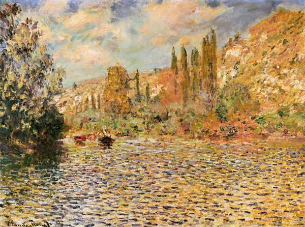 The Seine at Vetheuil od Claude Monet