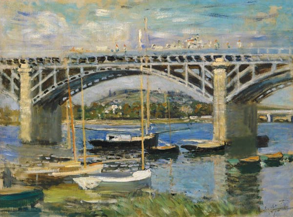 Seinebrücke in Argenteuil od Claude Monet