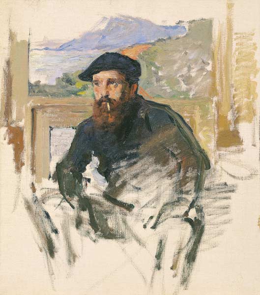 Self Portrait in his Atelier od Claude Monet