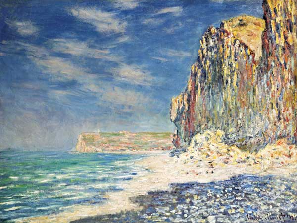 Steilküste bei Fécamp (Falaise près de Fécamp) od Claude Monet