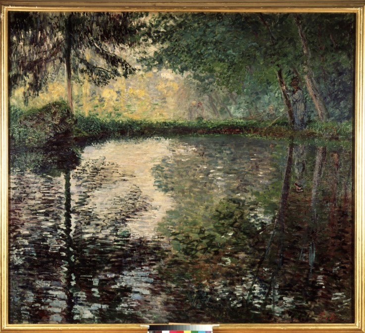 Pond at Montgeron od Claude Monet