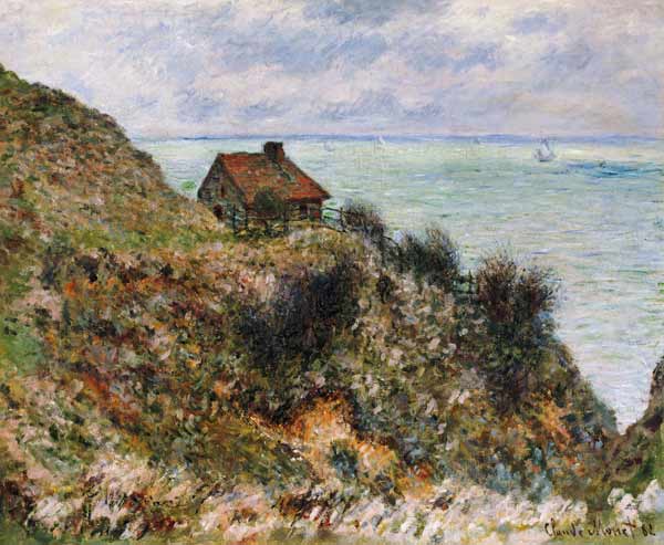 The Customs Officers' Hut at Pourville od Claude Monet