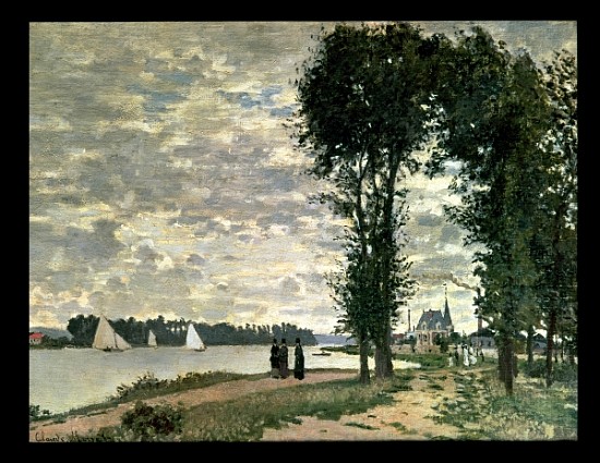 The Banks of the Seine at Argenteuil od Claude Monet