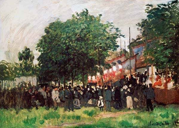 The Fourteenth of July (Bastille Day) od Claude Monet