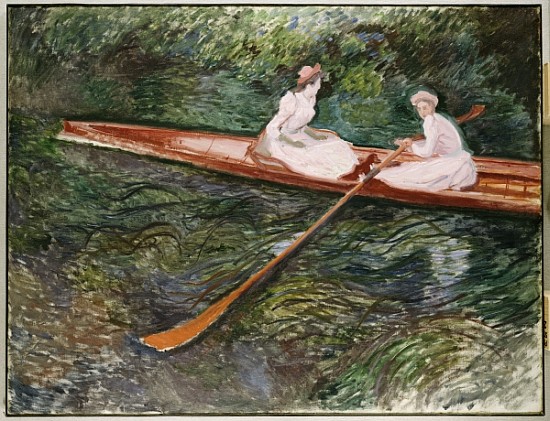 The Pink Rowing Boat od Claude Monet