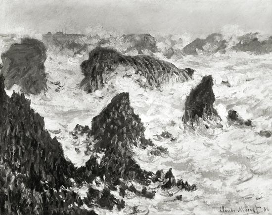The Rocks of Belle-Ile od Claude Monet