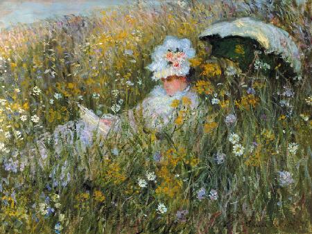 In the flower meadow (Dan of La Prairie)