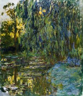 Weeping Willows, The Waterlily Pond at Giverny