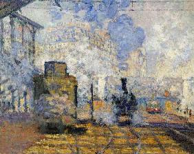 Monet / Gare Saint-Lazare / 1877 /Detail