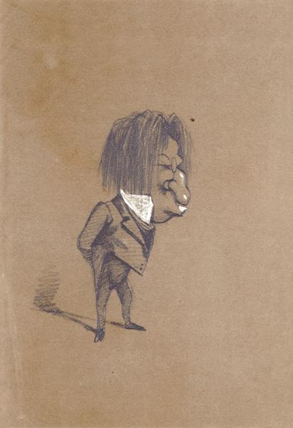 Karikarúra Julesa Hussona (1821-89) 'Champfleury'