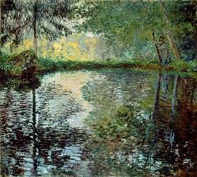 Pond in the park of Montgeron