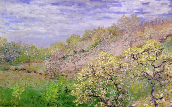 Trees in Blossom od Claude Monet