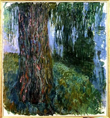 Weeping Willow and the Waterlily Pond od Claude Monet
