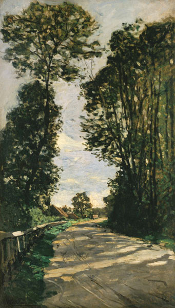 Walk (Road of the Farm Saint-Siméon) od Claude Monet
