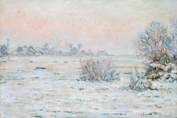 Winter Sun at Lavacourt od Claude Monet