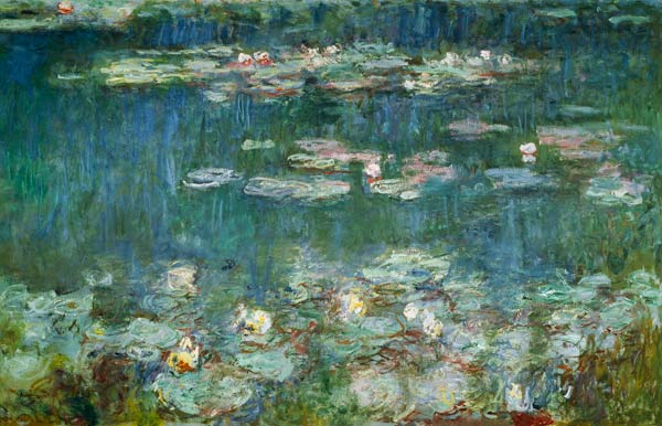 Waterlilies: Green Reflections od Claude Monet